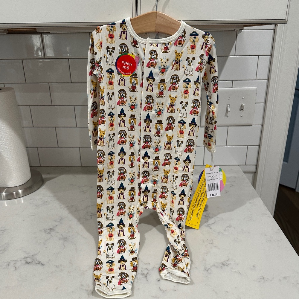 Magnetic Me Tricks or Treats Modal Magnetic Coverall 9-12M NWT